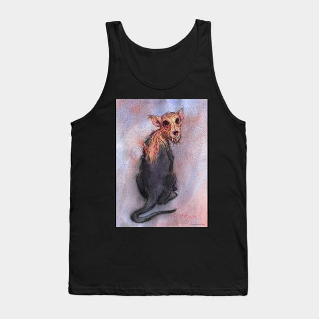 Hell Cat Tank Top by VinceLocke